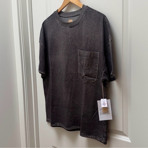 Gap × BÉIS Knit Denim Pocket T-Shirt NWT Size S/M - Picture 8 of 13